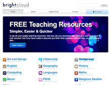 Tablet Screenshot of brightcloudresources.com